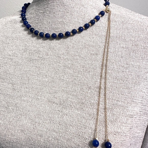 4 ways Lapis Lazuli Necklace - Picture 3 of 11